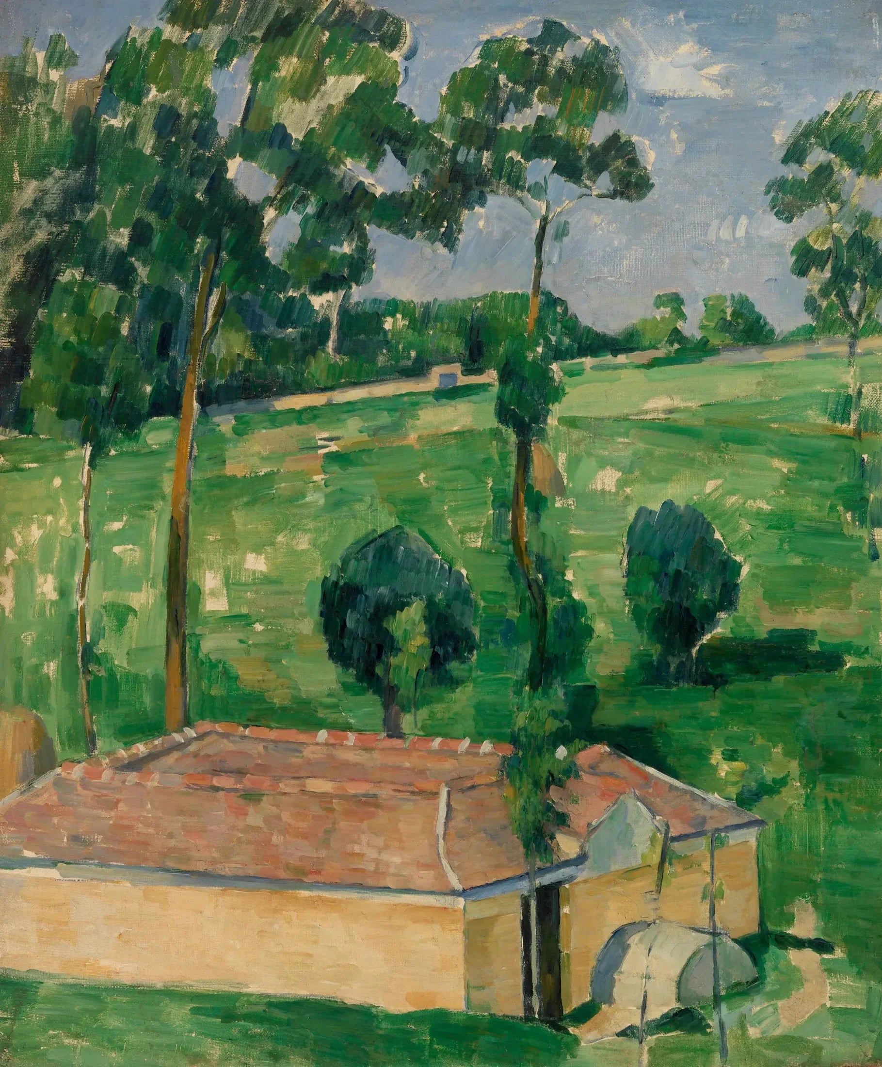 La Conduite d'eau - Paul Cézanne image 1 reproduction de peinture à l’huile