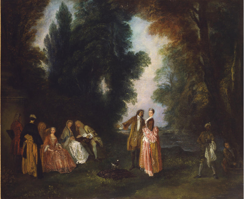 बातचीत - Antoine Watteau