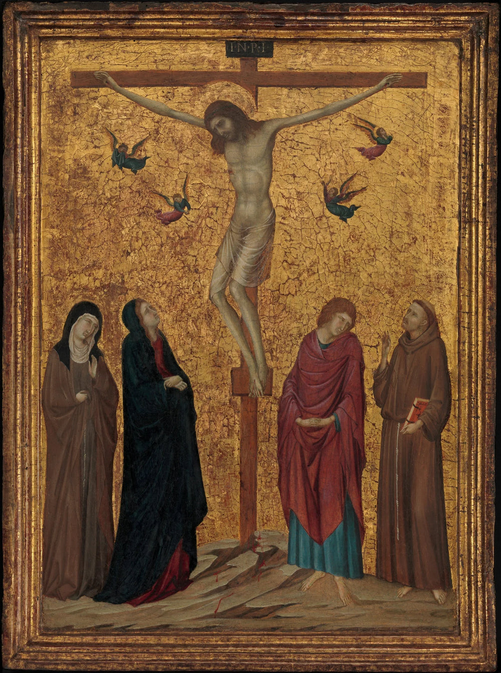 La Crucifixion - Ugolino di Nerio image 1 reproduction artisanale de tableau