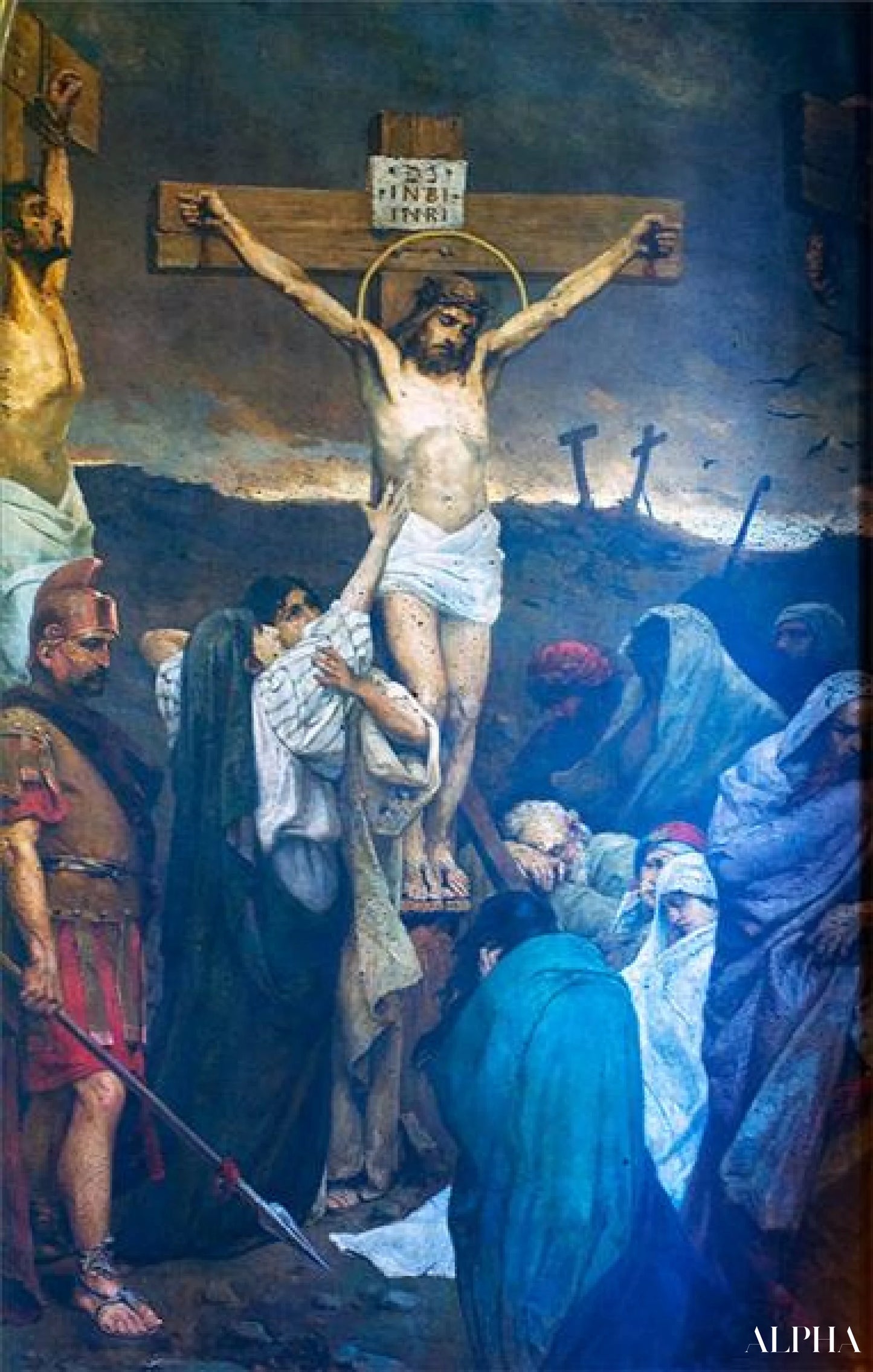 La Crucifixion - Wilhelm Kotarbińsk Reproductions de tableaux à la peinture à l’huile