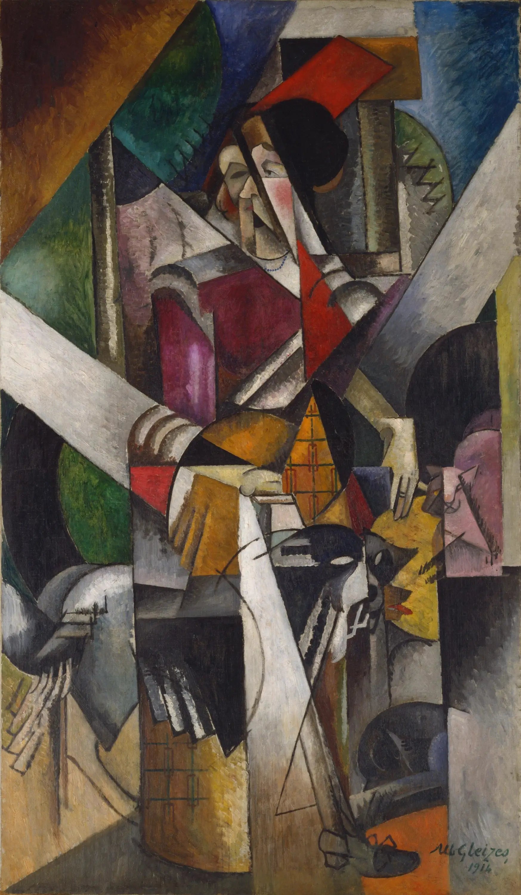 La Dame aux bêtes - Albert Gleizes - Alpha Reproduction