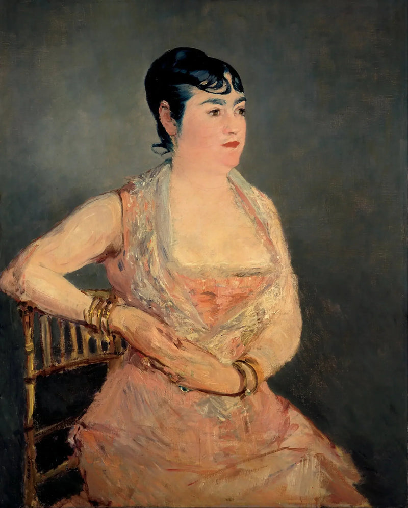 गुलाब में महिला - Édouard Manet
