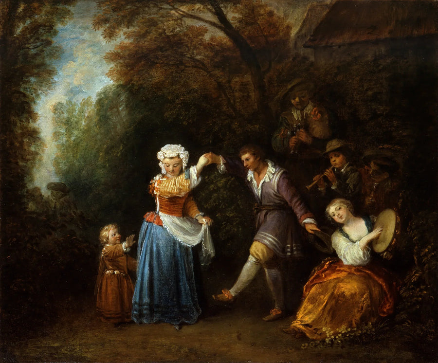 देशी नृत्य - Antoine Watteau