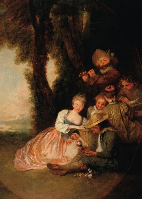 अपेक्षित घोषणा - Antoine Watteau