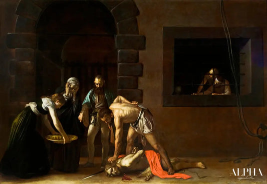 La Décollation de saint Jean-Baptiste - Caravage - Reproductions de tableaux et peintures haut de gamme