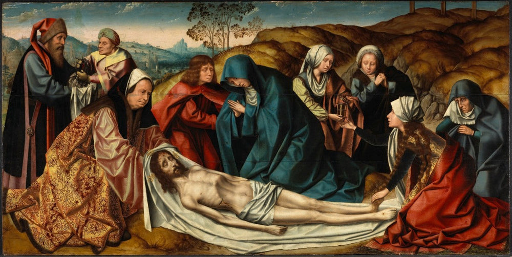 La Déploration du Christ - Quentin Metsys image 1 copie peinte à la main à l’huile