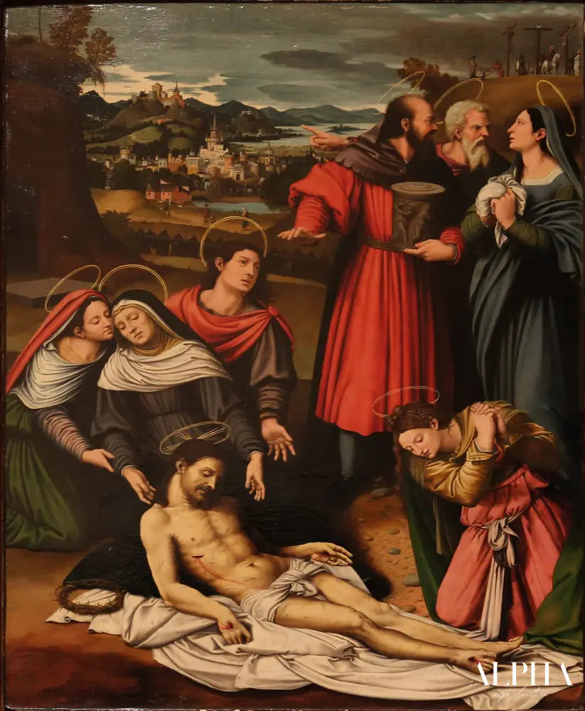 La Déploration du Christ - Vicente Juan Masip - Reproductions de tableaux et peintures haut de gamme