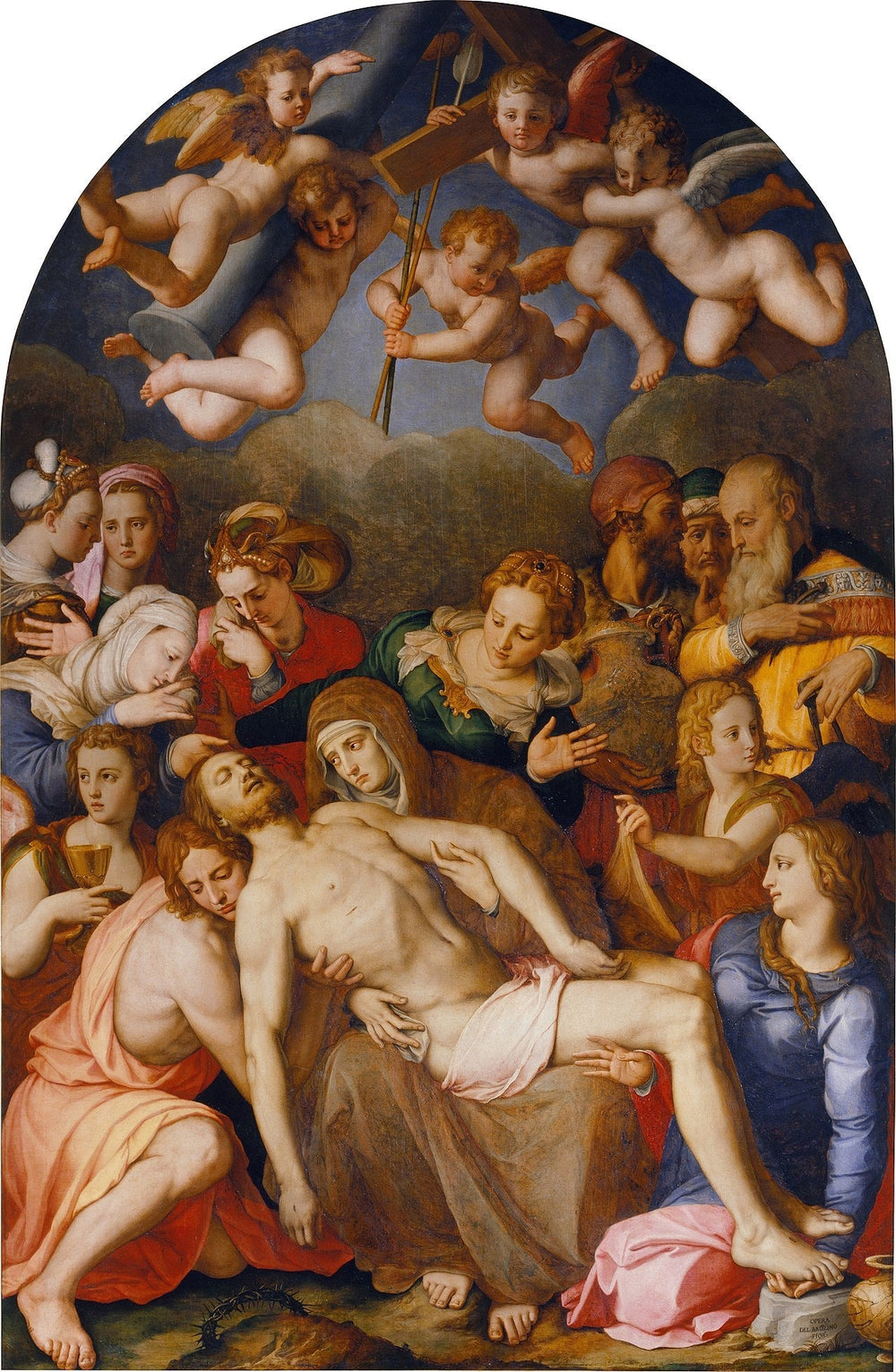 La Déposition du Christ - Bronzino image 1 tableau peint à l’huile sur toile