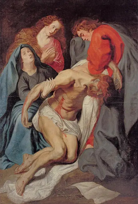क्रॉस की उतराई और विलाप, 1618-1621 - Antoine van Dyck