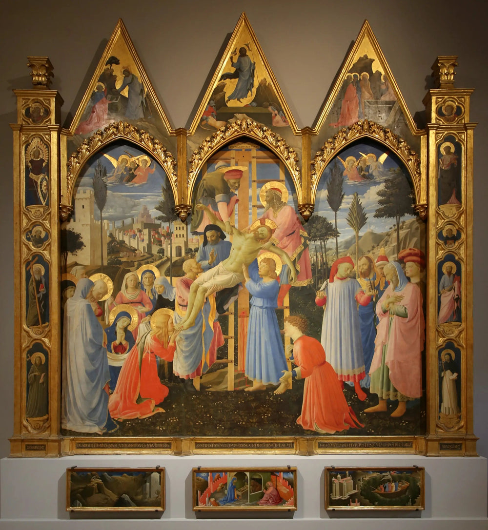 La Descente de Croix - Fra Angelico image 1 reproduction artisanale de tableau