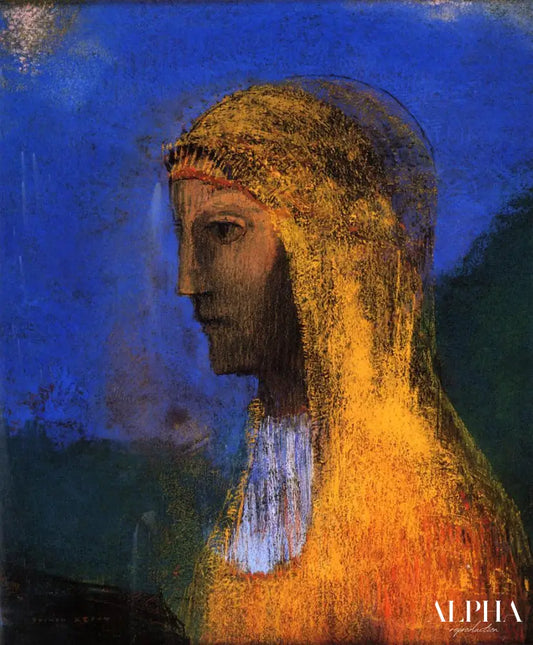 La druidesse - Odilon redon - Reproductions de tableaux et peintures haut de gamme