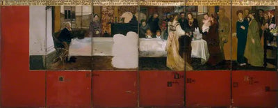 La famille Epps (paravent) - Lawrence Alma-Tadema - Alpha Reproduction