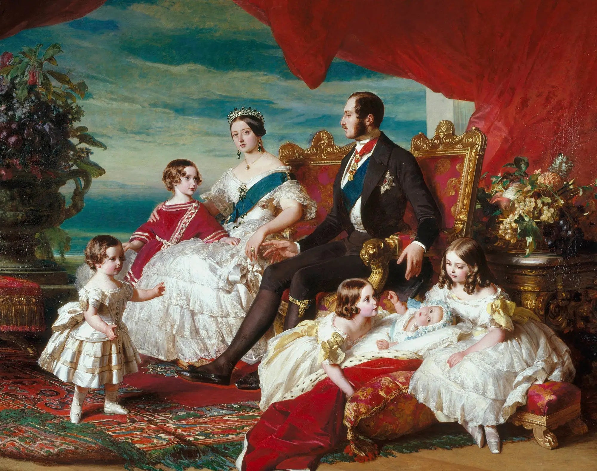 La famille royale en 1846 - Franz Xaver Winterhalter - Alpha Reproduction