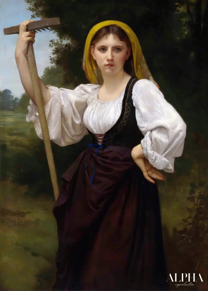 La faneuse - William-Adolphe Bouguereau Reproductions de tableaux à la peinture à l’huile