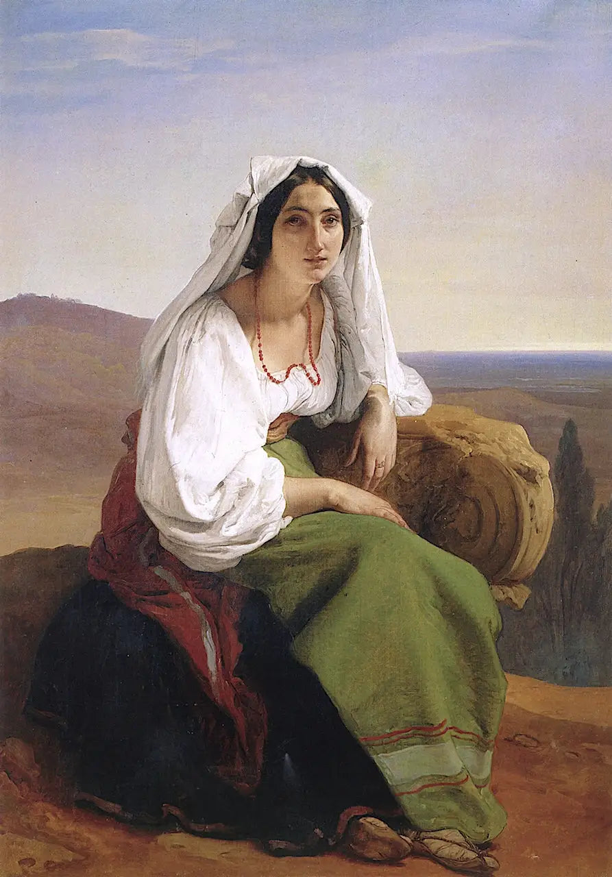 La femme de Ciociaria - Francesco Hayez - Alpha Reproduction