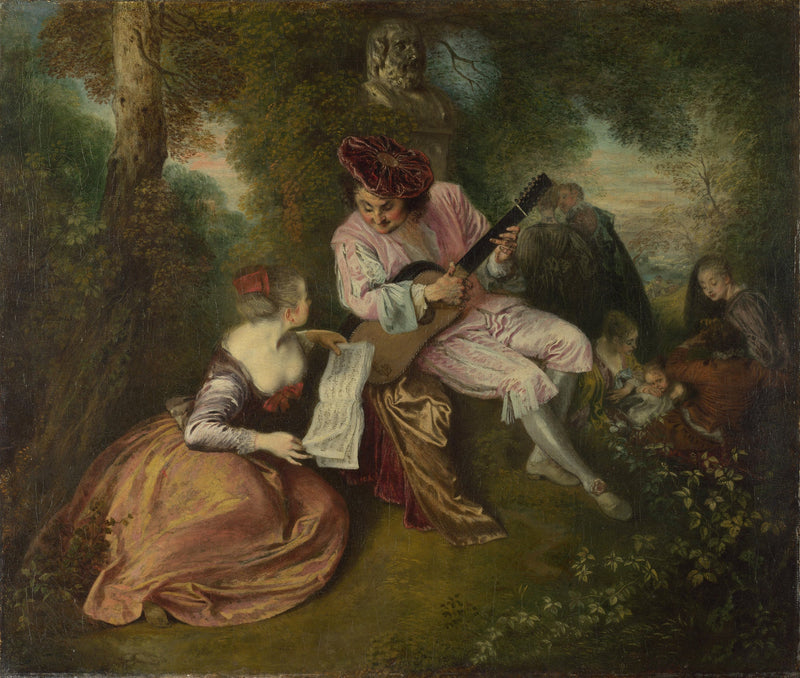 प्रेम श्रृंखला - Antoine Watteau