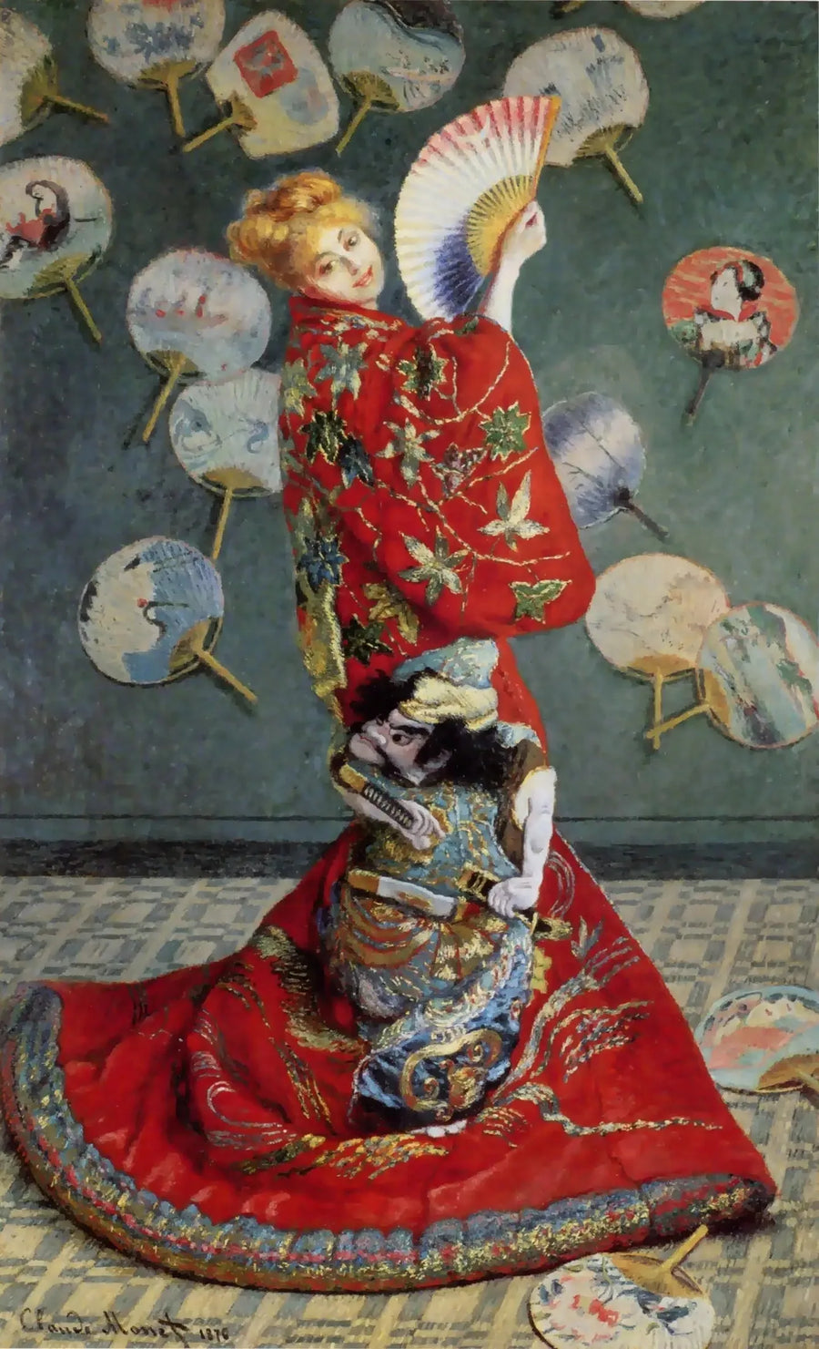 जापानी महिला - Claude Monet
