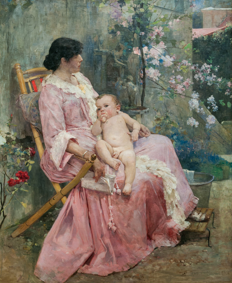 युवा माँ - आर्टुरो मिशेलिना
