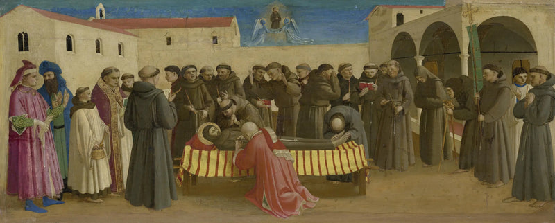 संत फ्रांसिस पर विलाप - फ्रा एंजेलिको