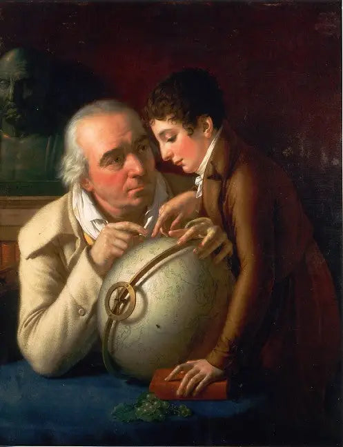 भूगोल का पाठ - एन-लुई Girodet