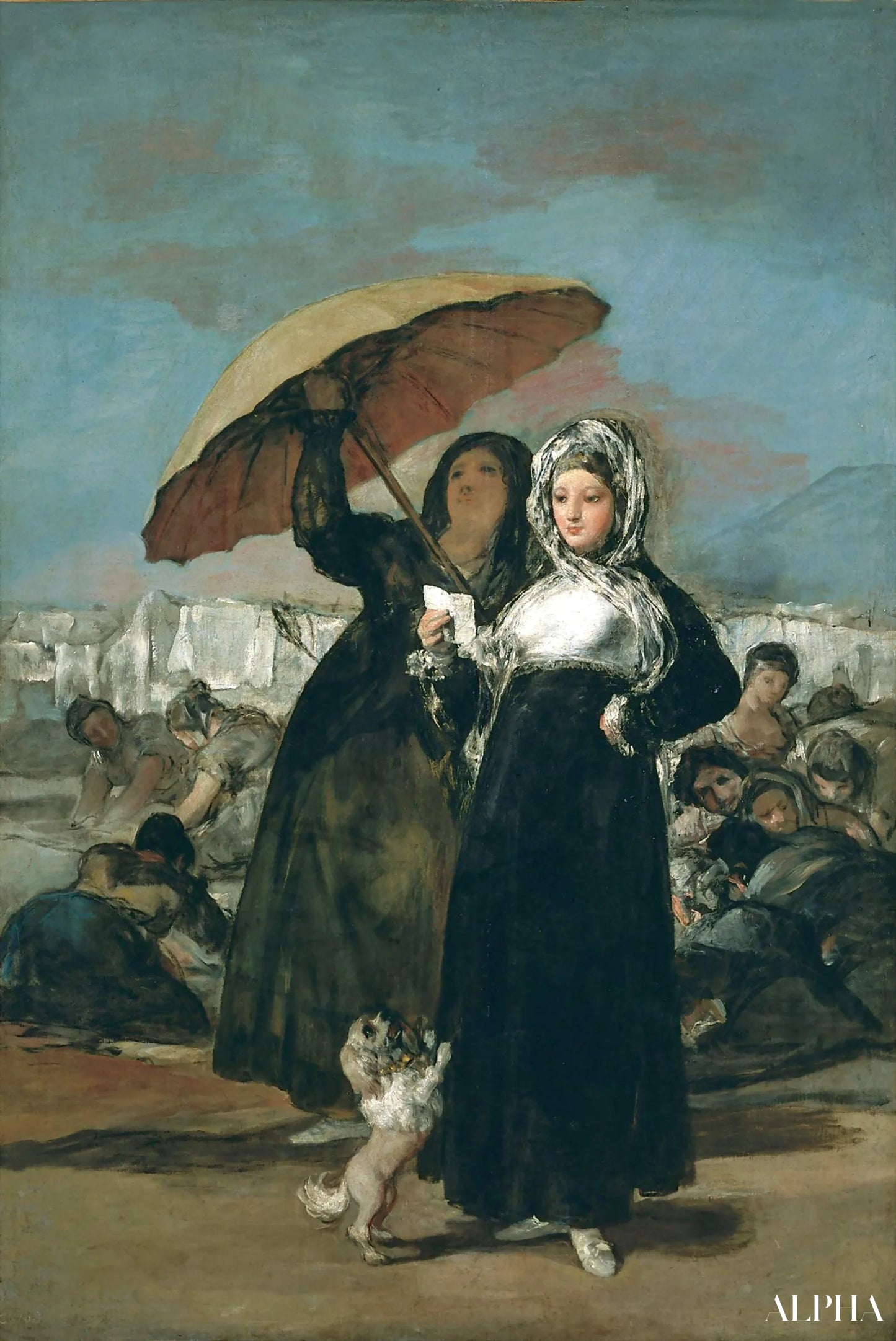 La lettre - Francisco de Goya - Reproductions de tableaux et peintures haut de gamme