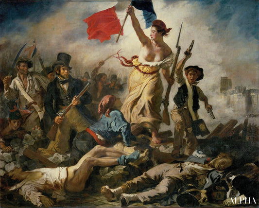 La Liberté guidant le peuple - Eugène Delacroix - Reproductions de tableaux et peintures haut de gamme