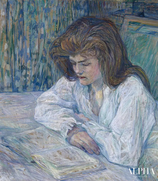 La Liseuse - Toulouse Lautrec - Reproductions de tableaux et peintures haut de gamme