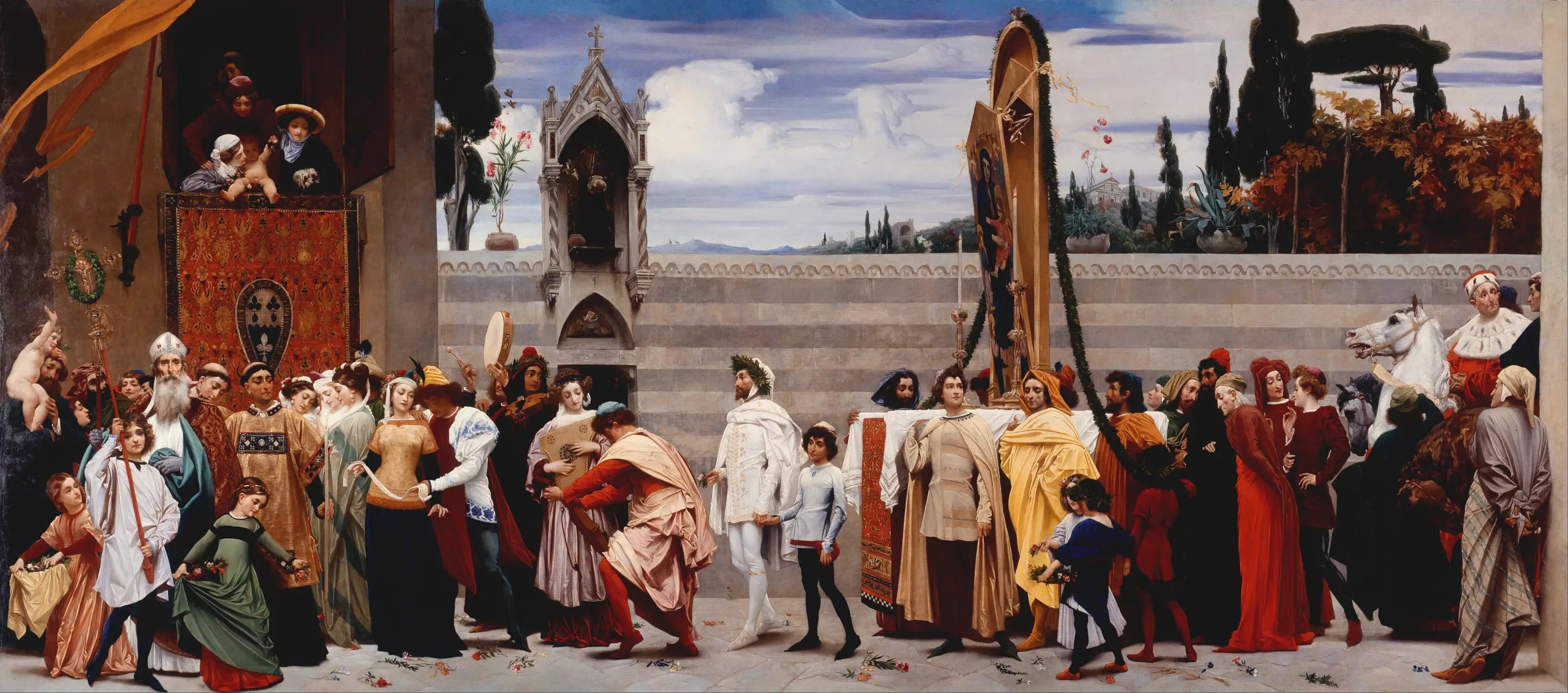La Madone de Cimabue portée en procession à Florence - Frederic Leighton - Alpha Reproduction