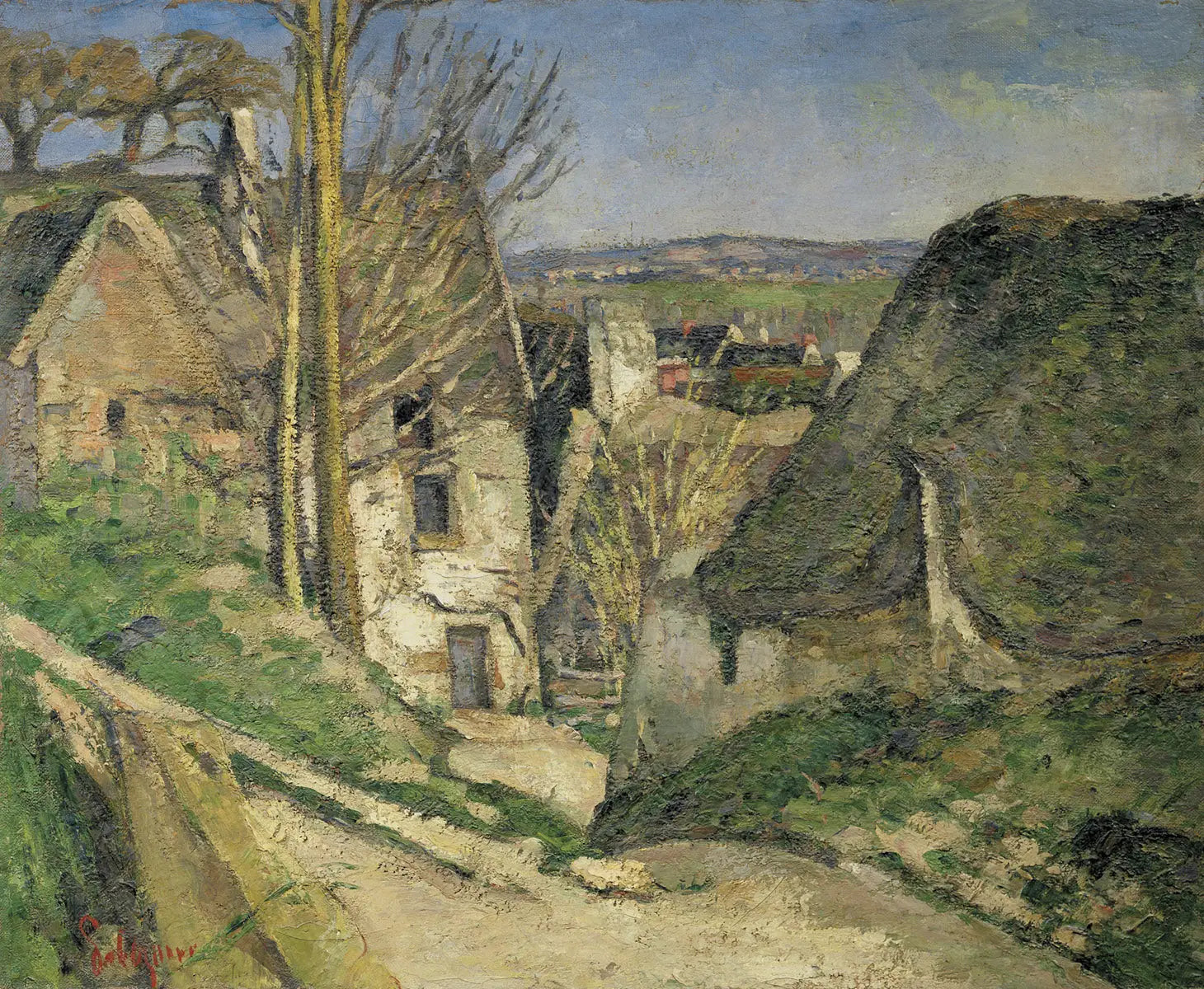 La Maison du pendu - Paul Cézanne image 1 tableau peint à l’huile sur toile