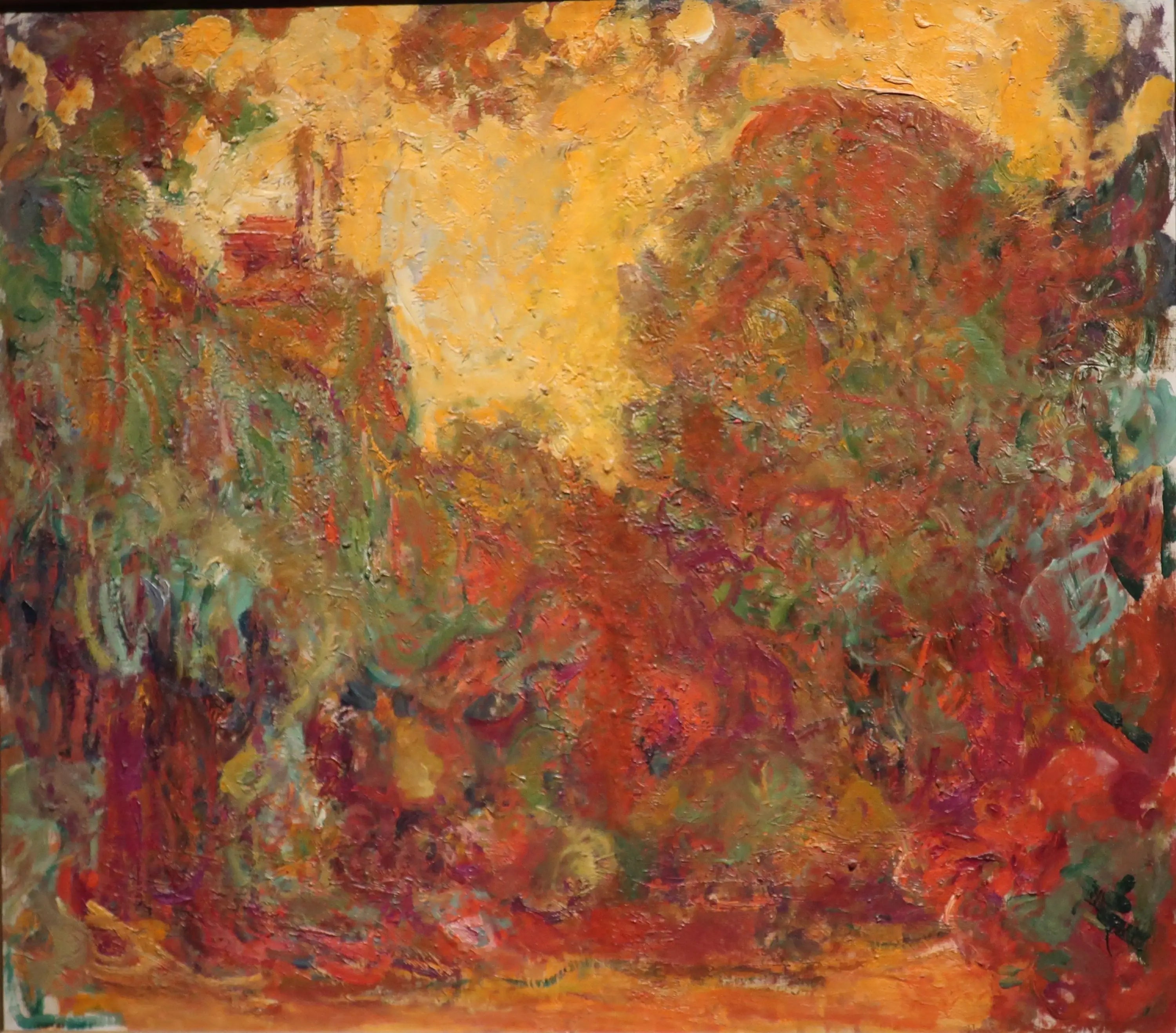 Reproduction du tableau « La maison vue du jardin aux roses - Claude Monet » par Alpha Reproduction en peinture à l’huile