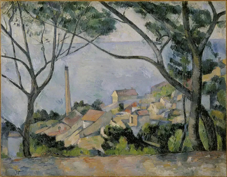 La mer à l'Estaque - Paul Cézanne image 1 reproduction réalisée par Alpha Reproduction