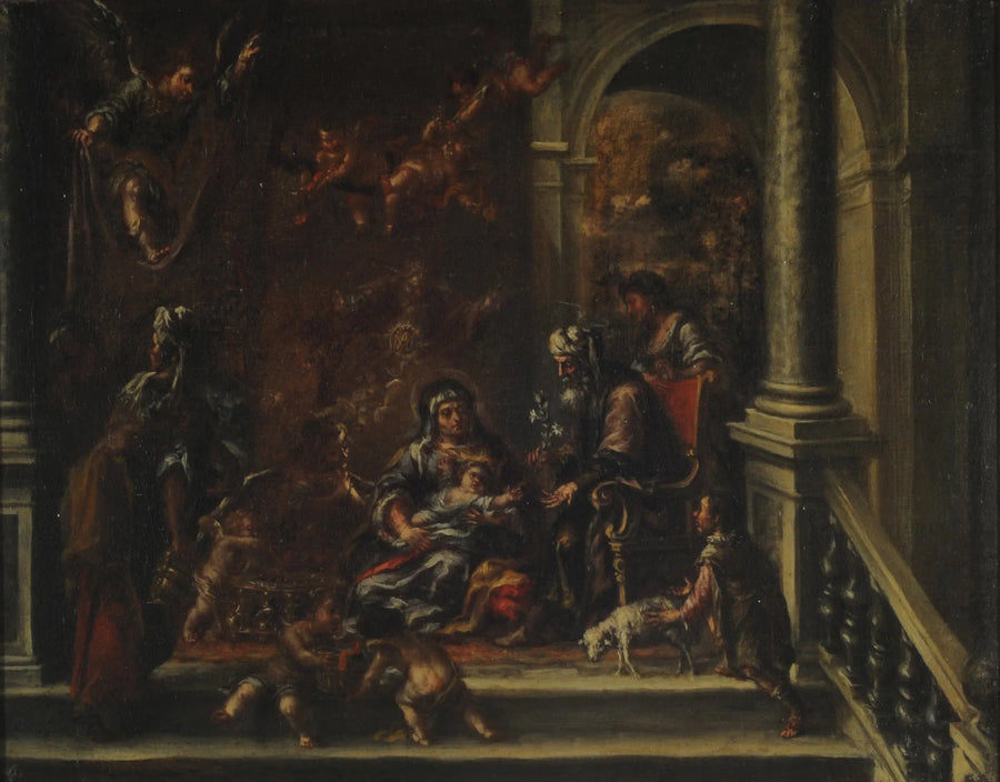 La naissance de la Vierge - Juan de Valdés Leal image 1 reproduction de peinture à l’huile