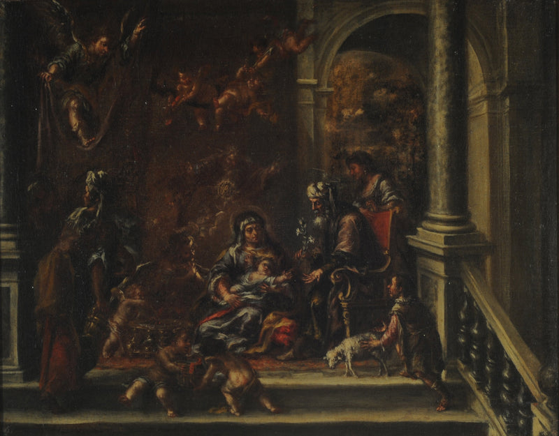 वर्जिन का जन्म - जुआन दे वाल्डेस लेअल