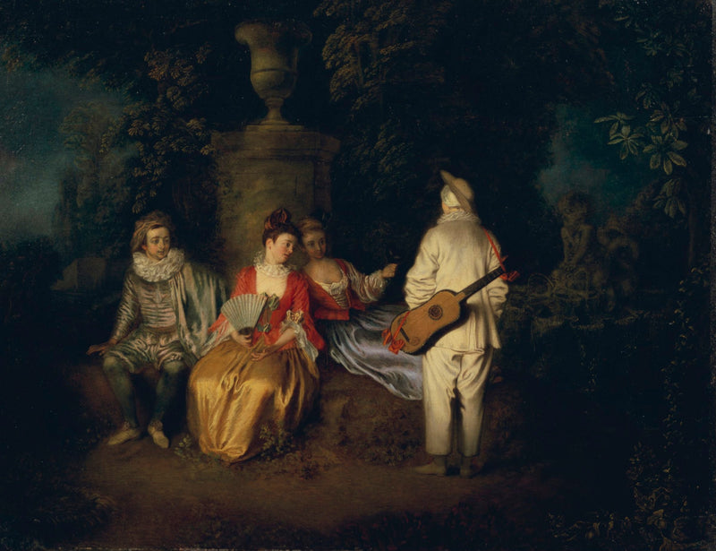 वर्गाकार भाग - Antoine Watteau