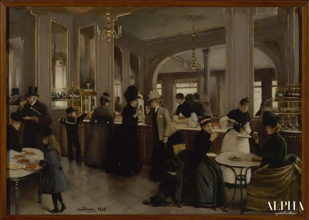 La pâtisserie Gloppe - Jean Béraud - Reproductions de tableaux et peintures haut de gamme