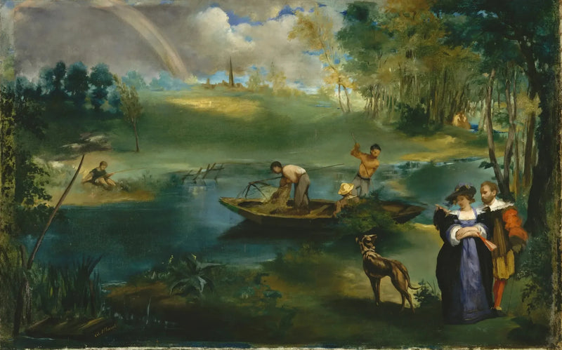 मछली पकड़ना - Édouard Manet
