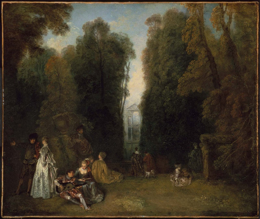 द पर्सपेक्टिव - Antoine Watteau