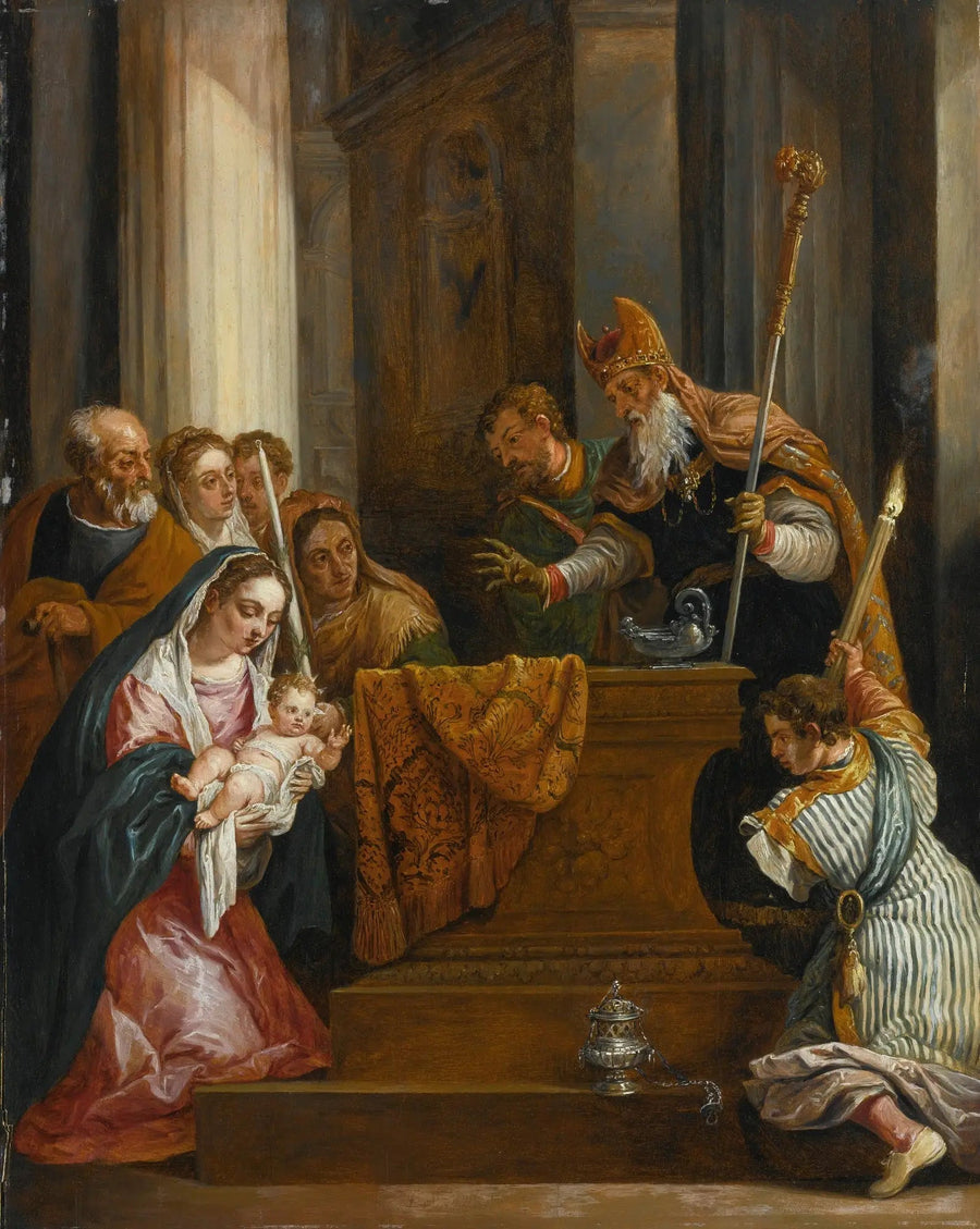 मंदिर में प्रस्तुति - डेविड टेनियर्स द ज्यूं