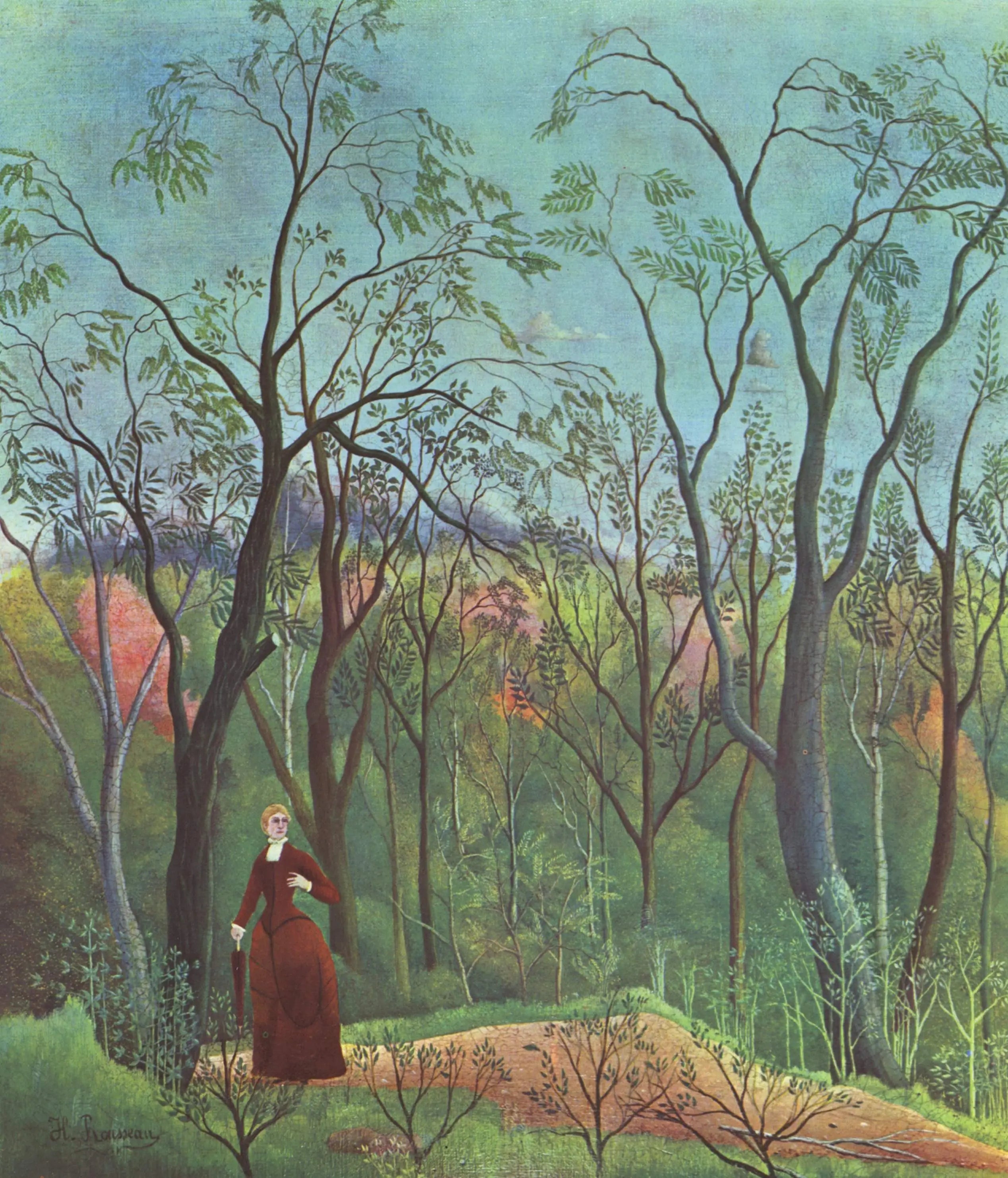 La Promenade dans la forêt - Henri Rousseau - Alpha Reproduction