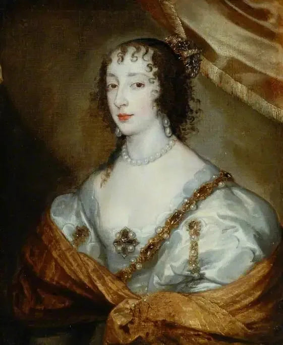 रानी हेनरिएट मारिया (1609–1669) - Antoine van Dyck