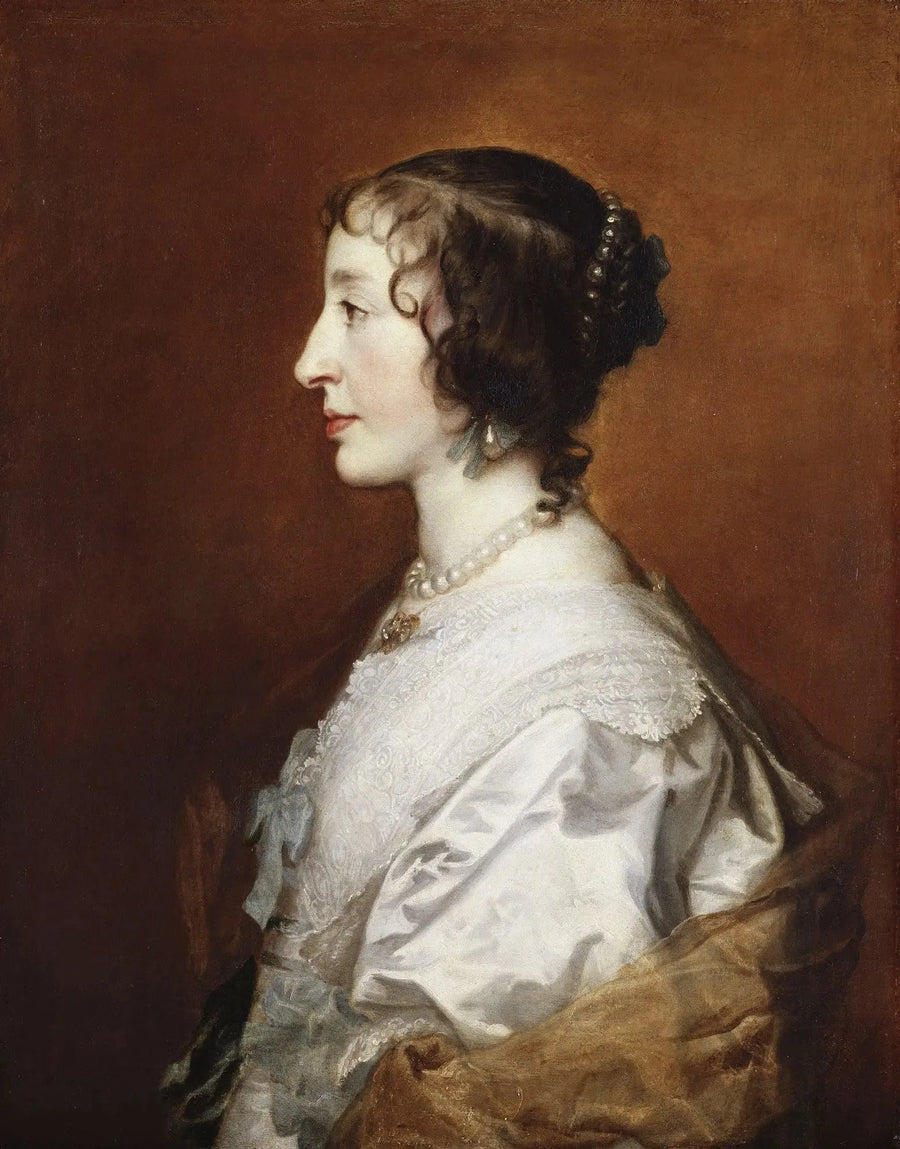 रानी हेनरिएट मारि (1609-1669) - Antoine van Dyck