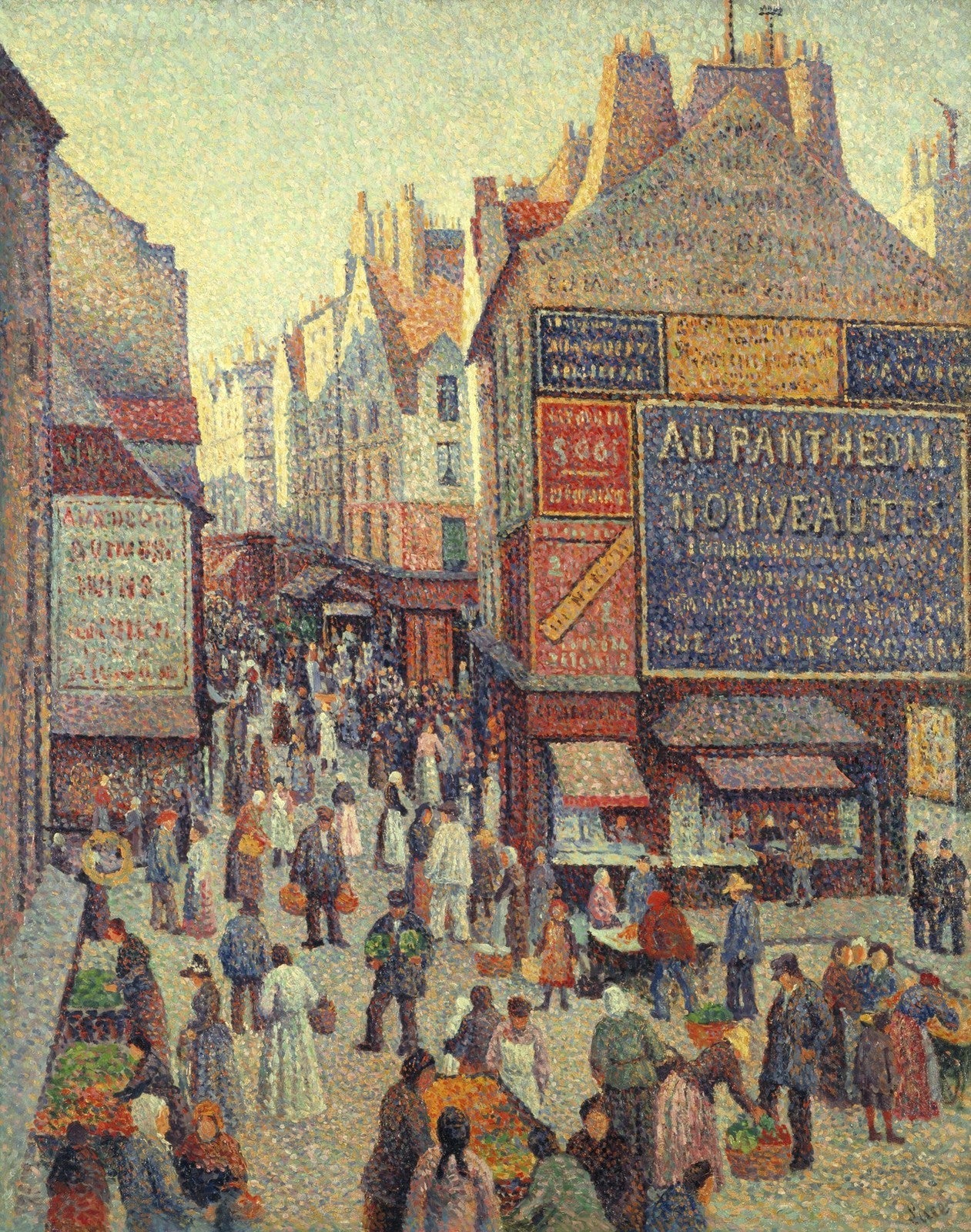 La Rue Mouffetard - Maximilien Luce - Alpha Reproduction