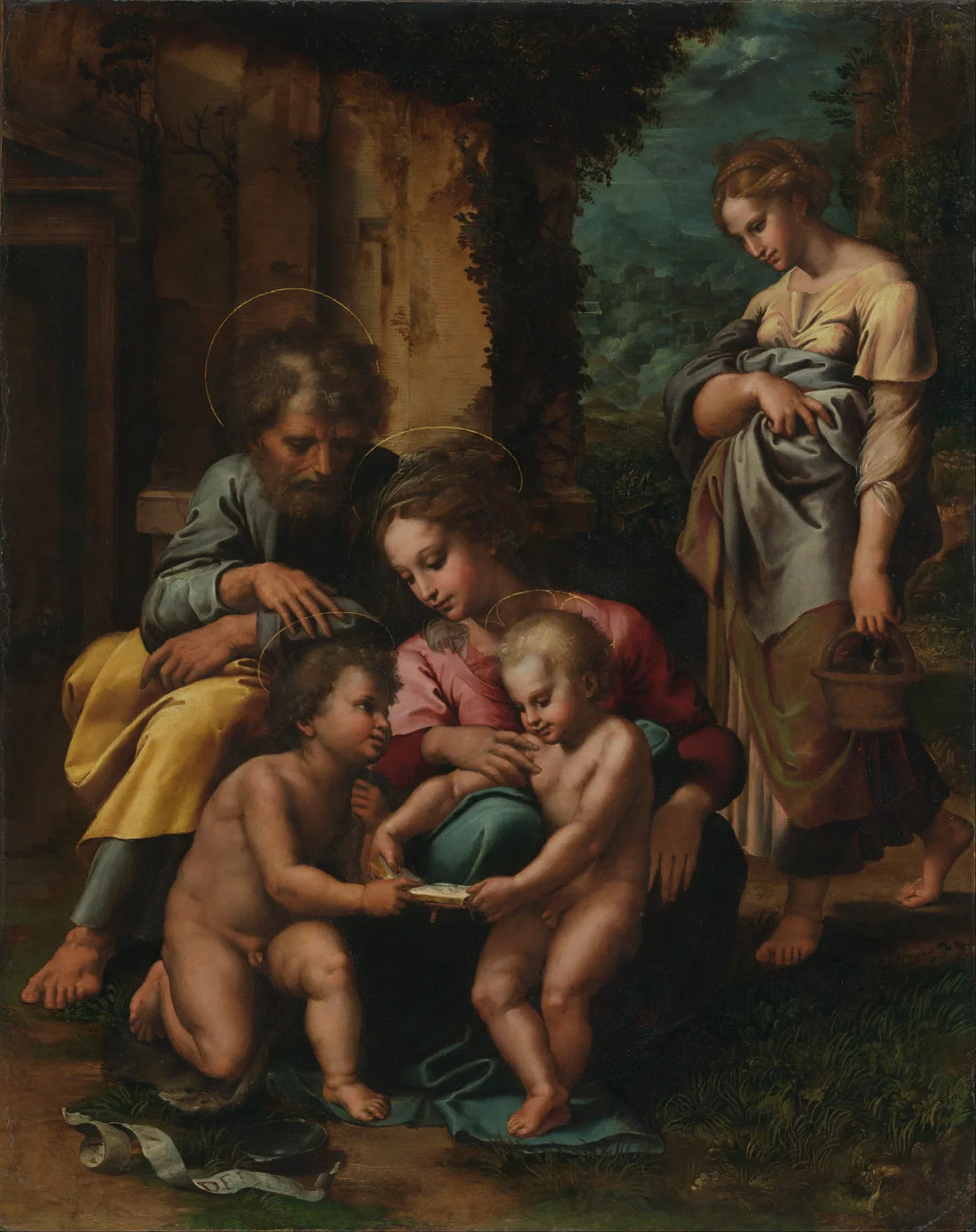 La Sainte Famille - Giulio Romano