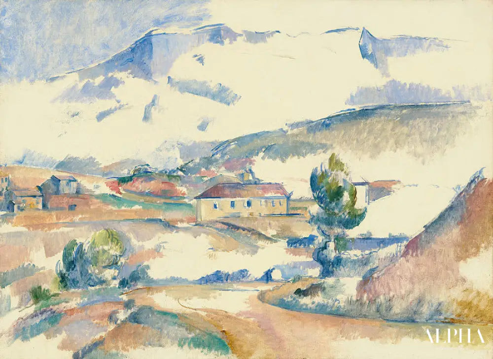 La Sainte-Victoire - Paul Cézanne - Reproductions de tableaux et peintures haut de gamme