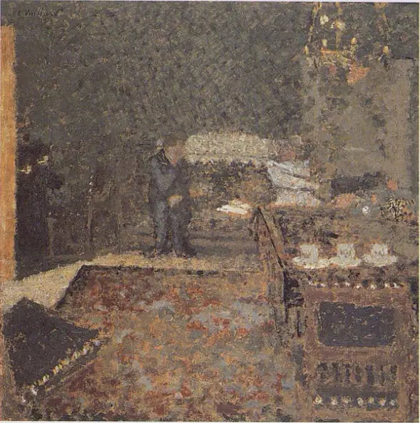 Félix Vallotton की भोजन कक्ष La Naz में - Édouard Vuillard