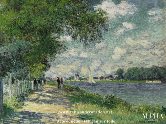 La Seine a Argenteuil - Tableau Monet - Reproductions de tableaux et peintures haut de gamme