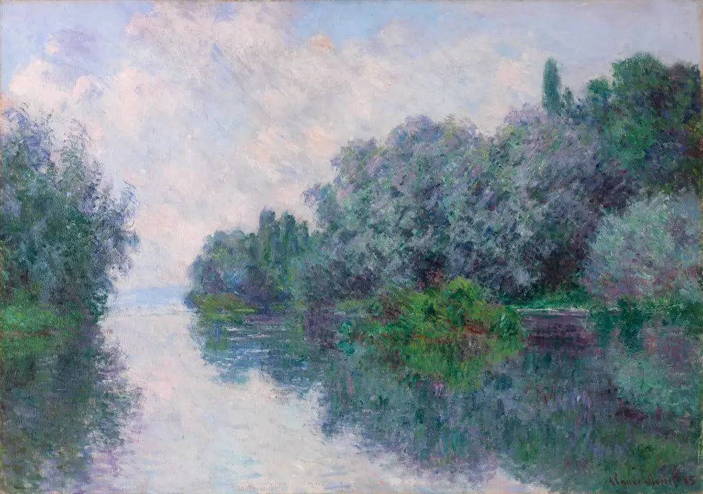 Reproduction du tableau « La Seine à Giverny - Claude Monet » par Alpha Reproduction en peinture à l’huile