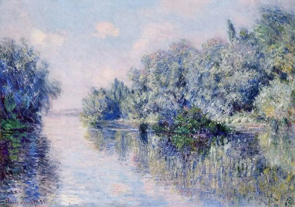 Reproduction du tableau « La Seine près de Giverny - Claude Monet » par Alpha Reproduction en peinture à l’huile