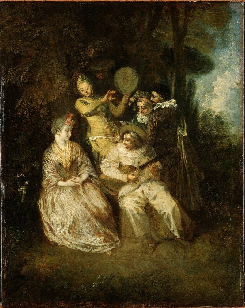 इटालियन सैरनाडे - Antoine Watteau