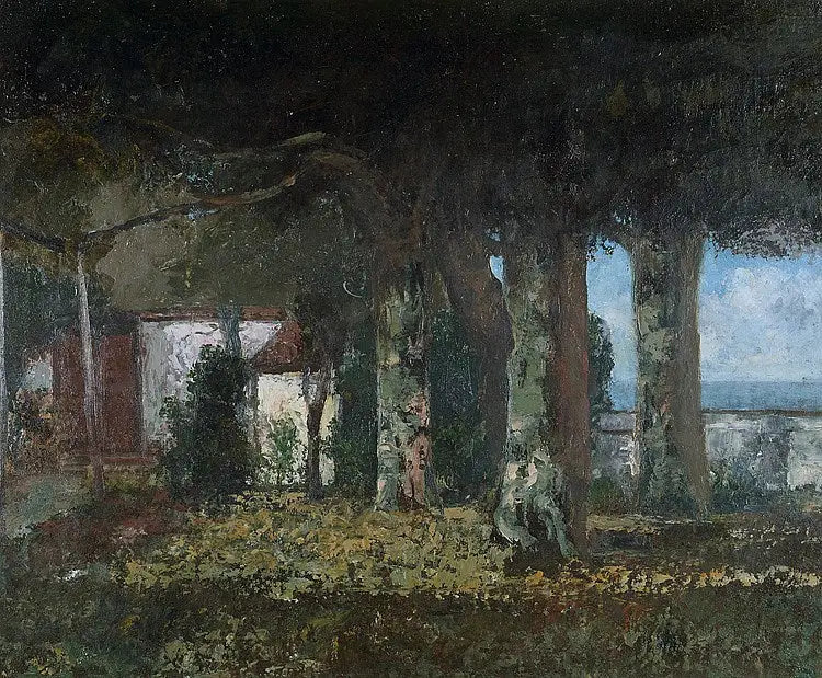बोन-पोर्ट की Terrasse - Gustave Courbet